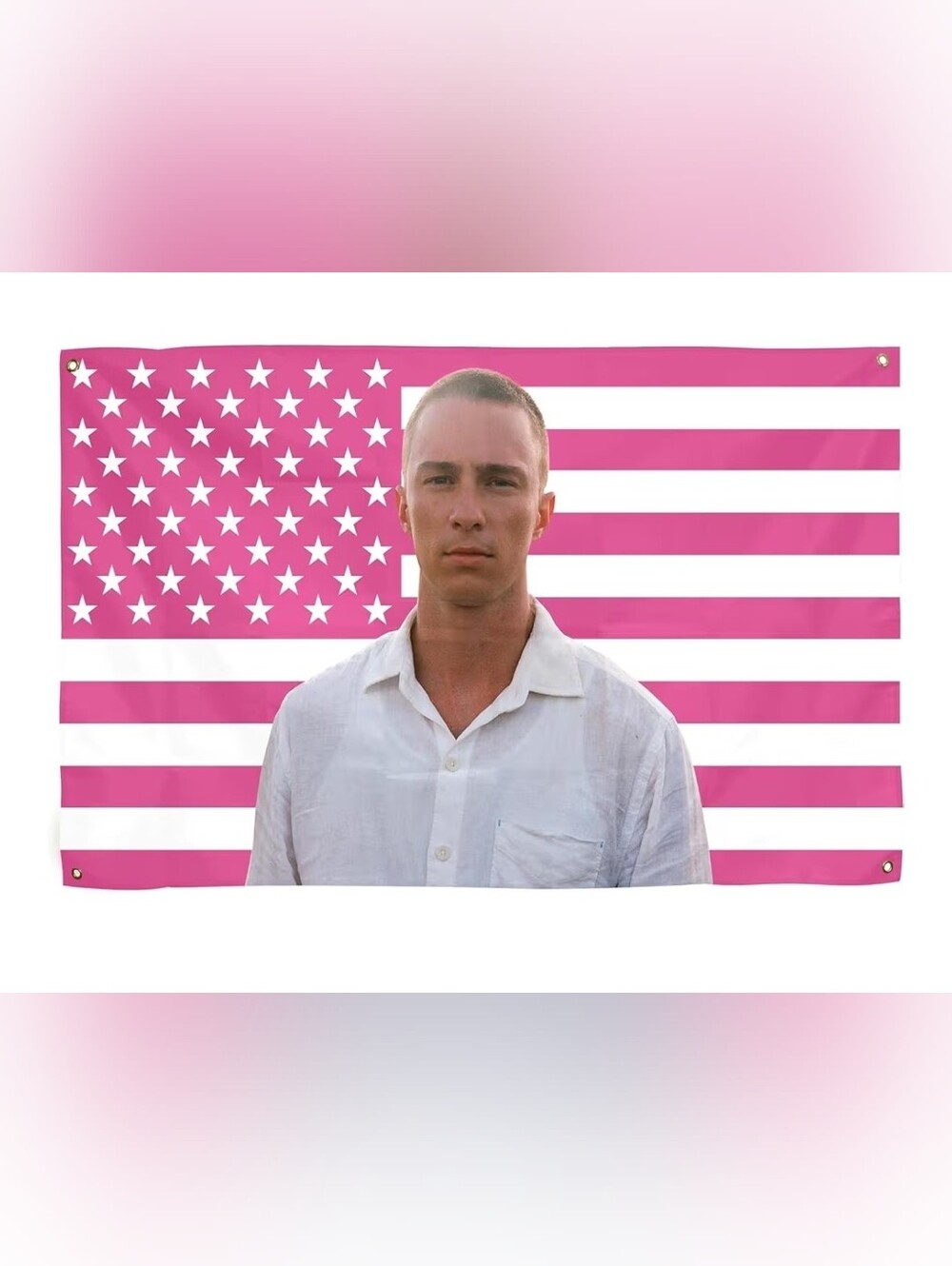 Drew Flags 3x5Ft Starkey Rafe cameron American Flag pink Outerbanks